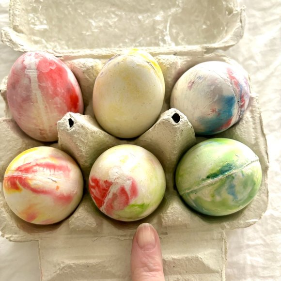 39 Assorted Hanging Easter Egg Ornaments Decorations Pastel Ribbon Spring - Picture 3 of 14